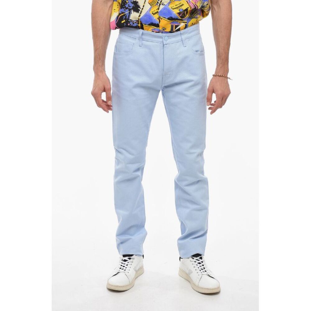 5-Pocket Cotton Piquet Pants